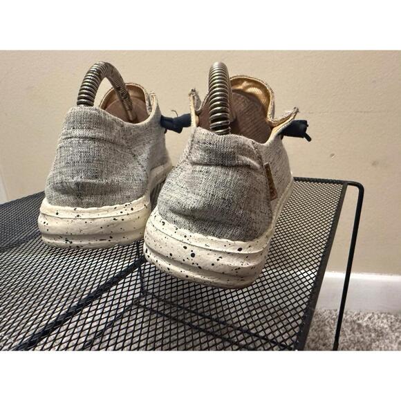 Hey Dude Wendy Chambray White Blue Slip On Shoes Women’s US 7 Excellent Cond. - Picture 4 of 6